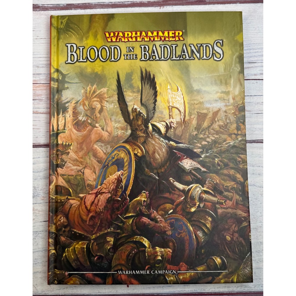 Warhammer Blood In The Badlands Campaign Hardback Book 2014 Games Workshop OOP